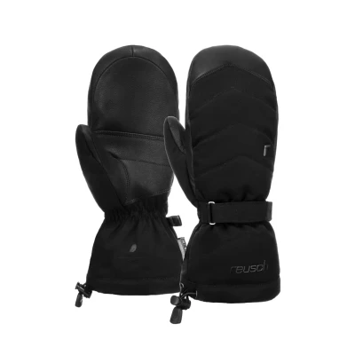 Afbeelding van Nadia R TEX® XT Wanten met polsband en donsisolatie waterdicht membraan, zeer warme skihandschoenen zwart 8,5