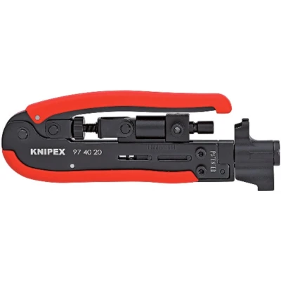 Afbeelding van KNIPEX 97 40 20 SB Compressiegereedschap Geschikt voor: F stekker, BNC RCA stekker RG59, RG6, RG11