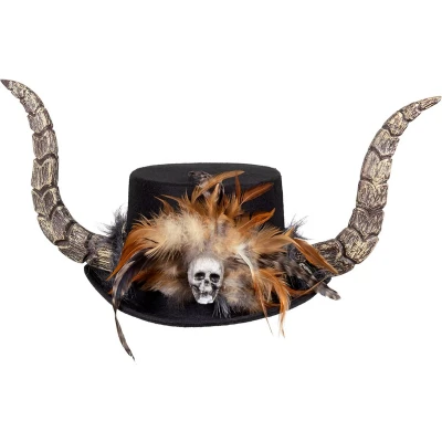 Afbeelding van Boland Hoed Papa Legba 59 Volwassenen Mannen Halloween accessoire Horror Voodoo