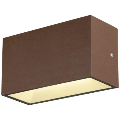 Afbeelding van SLV SITRA M 1005154 LED buitenlamp (wand) vast ingebouwd 14 W Roest