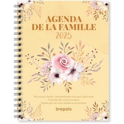 Afbeelding van Brepols Gezinsplanner, 12 Maanden, Franstalig, 2024 Kalender