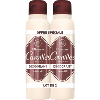 Afbeelding van Rogé Cavaillès Men 48H Freshness Deodorant Set van 2 x 150 ml