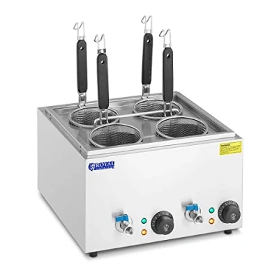 Afbeelding van Royal Catering Pastakoker met 4 manden temperatuur: 30 110 C