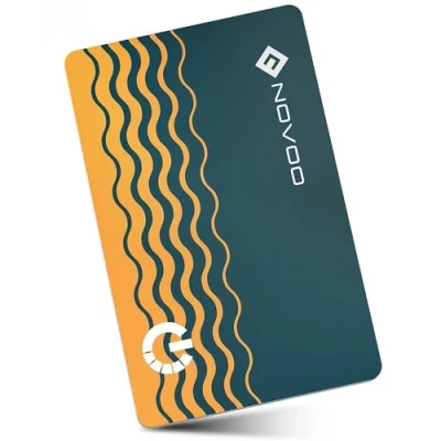 Afbeelding van NOVOO Object Locator Kaart, Wallet Tracker Ultradunne Air Tag voor App Lokaliseren (iOS), Smart Bluetooth Kaart Portemonnee, Koffer, Tas