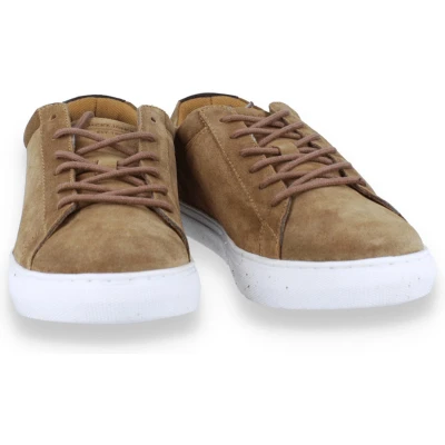 Afbeelding van Jack &amp; Jones Jack&amp;Jones Heren Sneaker Galaxy Suede COGNAC 41