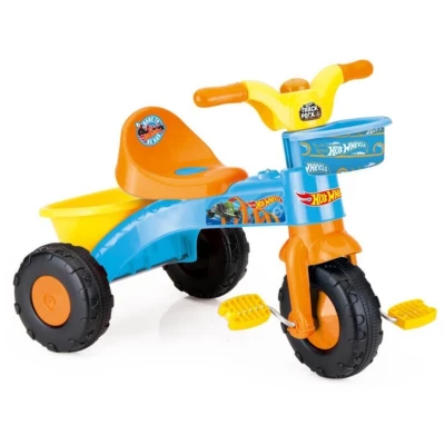 Afbeelding van Dolu Hot Wheels Driewieler + Geluid 50x64x46 cm Oranje/Blauw/Geel