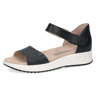 Afbeelding van Caprice Sandalen met sleehak, Dames, Maat: 37, Ocean nappa Leer