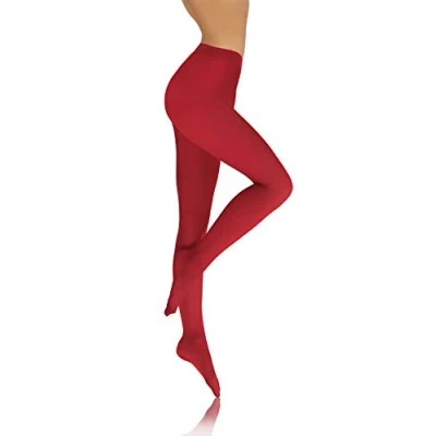 Afbeelding van sesto senso Damespanty, ondoorzichtig, glad, microvezel, 40 DEN, Robijn rood