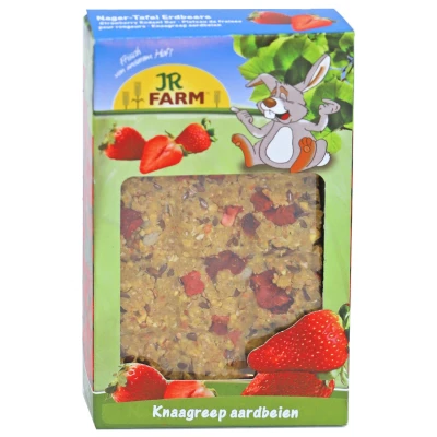Afbeelding van Jr Farm Knaagreep Ruwvoer Aardbei 125 g