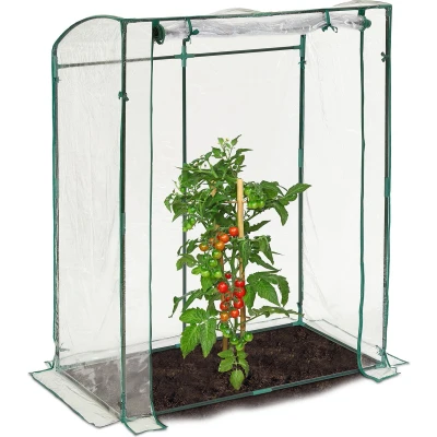 Afbeelding van Relaxdays tomatenkas 170 x 130 75 cm folie tuinkas grote tomaten kweekkas foliekas