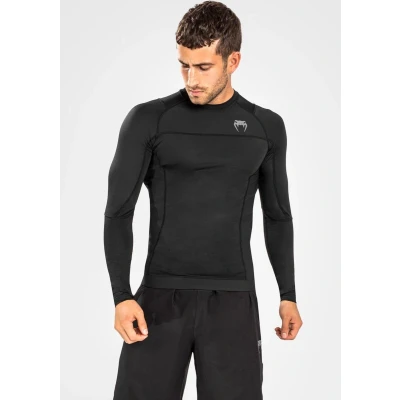 Afbeelding van Venum FIT AIR LONG Sleeve Rashguard Longsleeve, Heren, Maat: Small, Black