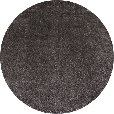 Afbeelding van Veer Carpets Karpet Lago Antraciet 26 Rond ø160 cm