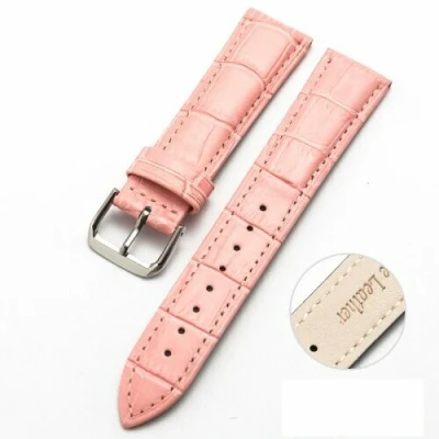Afbeelding van Garmin Forerunner 255 Crocodile leren bandje Roze