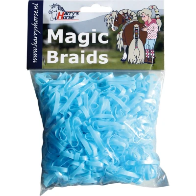 Afbeelding van Harry&#039;s Horse Haarelastiekjes Magic Beaids Zakje Licht Blauw One Size Agradi.be