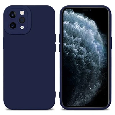 Afbeelding van Cadorabo Hoesje geschikt voor Apple iPhone 11 PRO in Fluid DONKER BLAUW Beschermhoes gemaakt van flexibel TPU silicone Cover Case