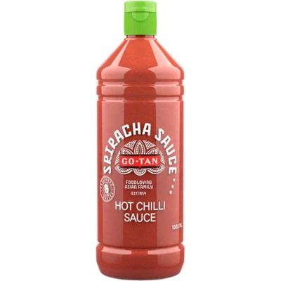 Afbeelding van Go Tan Chilisaus Sriracha hot Fles 1 liter