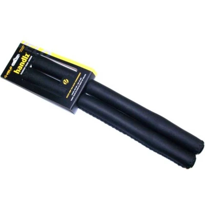 Afbeelding van Handvatset stuurgreep Velo leder 40 cm zwart
