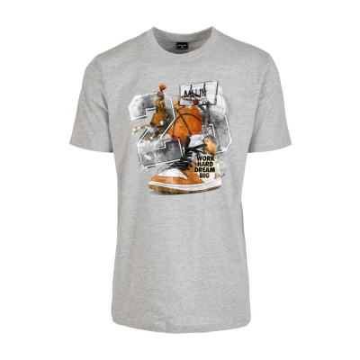 Afbeelding van Mister TEE Vintage Ballin Tshirt print, Heren, Maat: Medium, Heather grey