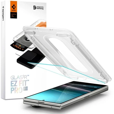 Afbeelding van Spigen GLAStR EZ Fit Screenprotector 2 Pack + Applicator voor de Samsung Galaxy Z Fold 7