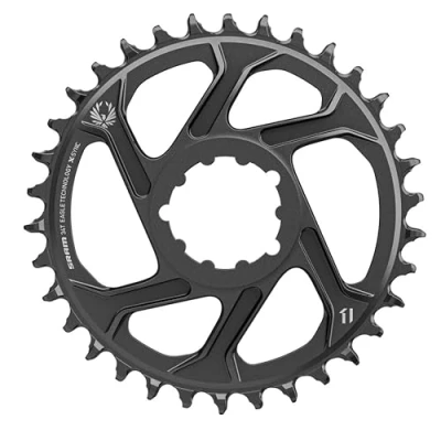 Afbeelding van SRAM X Sync Eagle CF Kettingblad 6mm 12 speed, zwart Uitvoering 34T