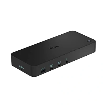 Afbeelding van i tec CATRIPLEDOCKPDPROIT laptop dock &amp; poortreplicator Bedraad USB 3.2 Gen 1 (3.1 1) Type C Zwart