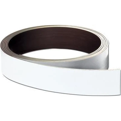 Afbeelding van FRANKEN Magneetband, (L)10.000 x (D)0,8 (H)10 mm, wit