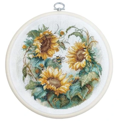 Afbeelding van Luca S The Sunflower borduren (pakket) BC202