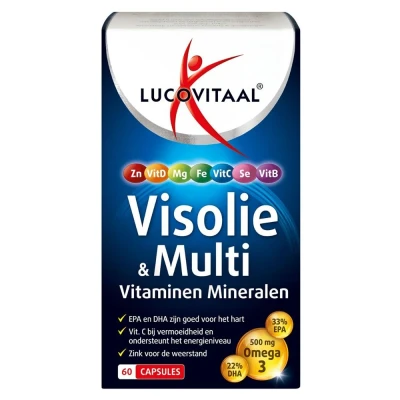 Afbeelding van Lucovitaal Multi &amp; Visolie Capsules 60CP