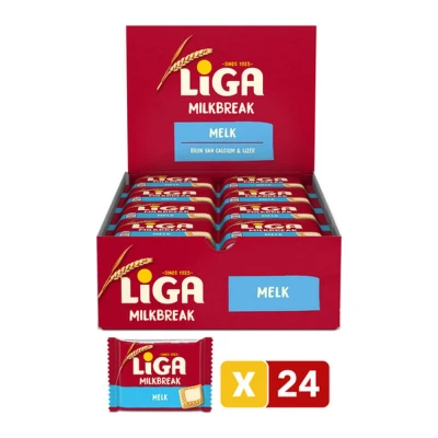 Afbeelding van Liga Milkbreak Melk 24x