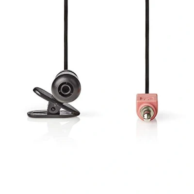 Afbeelding van Microfoon Nedis 1.8 meter (Clip on, Gevoeligheid 54 dB, Jack 3.5 mm)