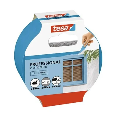 Image de Tesa Ruban De Masquage Extérieur 25m X 38mm Bleu