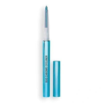Afbeelding van Makeup Revolution Metallic Duochrome Eyeliner Eyeliner, Maat: 0.2 g, Deep space