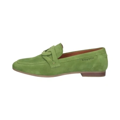 Afbeelding van bugatti Rossi Instappers, Dames, Maat: 36, Green Veloursleer