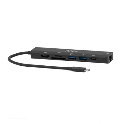 Afbeelding van CLUB3D CSV 2553 interface hub USB Type C 5000 Mbit/s Zwart