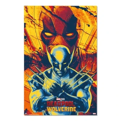 Afbeelding van Poster Marvel Deadpool and Woverine 3 61x91,5cm