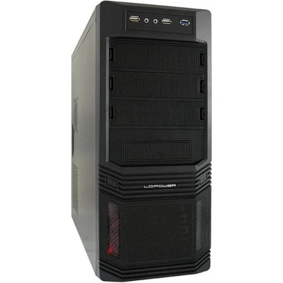Afbeelding van LC Power 925B Midi tower PC behuizing Zwart