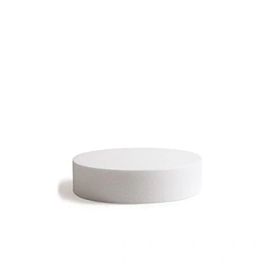 Afbeelding van Decora 0174016 witte schijf Ø 20 x H 7,5 cm