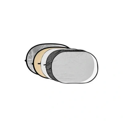 Afbeelding van Godox reflectieschermen 5 in 1 Soft Gold, Silver, Black, White, Translucent 120x180cm