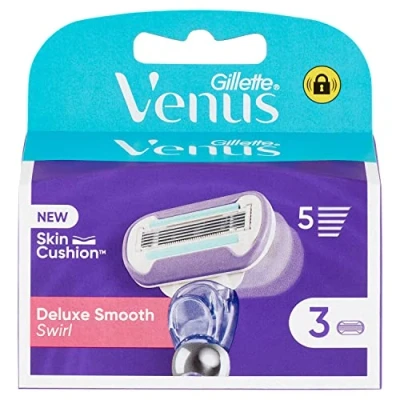 Image de Gillette Venus Deluxe Smooth Swirl lames de rasoir 3 rechange