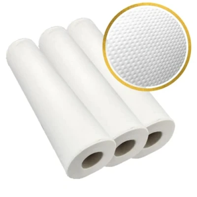 Afbeelding van DSTOCK60 SET VAN 3 ROLLEN VOOR ONDERZOEKEN PURE WITTE OUATE 50 X 35 CM 135 FORMATEN MEDISCH LAPEN GEMAAKT IN FRANKRIJK