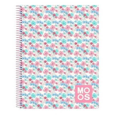 Afbeelding van Notitieboekje Moos Flores Multicolour A4 120 Lakens
