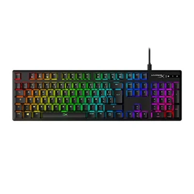 Afbeelding van HyperX Alloy Origins Bedraad Gaming Toetsenbord Mechanisch RGB FR Azerty Red Switch