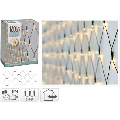 Afbeelding van Netverlichting 2 x 1 meter (160 LEDs, Binnen/Buiten)