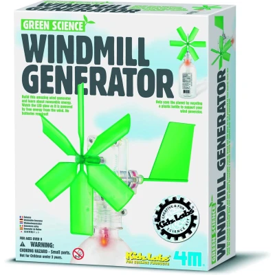 Afbeelding van 4M KidzLabs Green Science Doe het zelf Windmolen