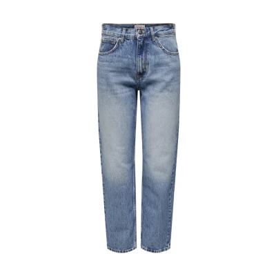 Afbeelding van Only Jeans Onlrobyn Ex Hw Str Lo Ak Dnm Dot536 15263588 Medium Blue Denim Dames Maat W27 X L30