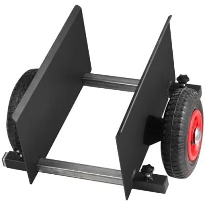 Afbeelding van VEVOR trolley Gipsplatenhouder, 272 kg, voor gipsplaten, verstelbaar, met vergrendelbare pneumatische wielen, hantering, verhuizing, bouwplank, garage, huis