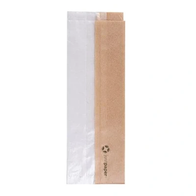 Afbeelding van 250 stuks Eco &#039;Corner Window&#039; 40G/M2 9+5,5x26 cm natuurlijke kracht