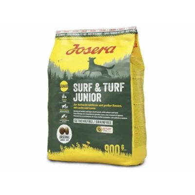 Afbeelding van 900g Josera Surf &amp; Turf Junior met zalm Lam droogvoer voor honden
