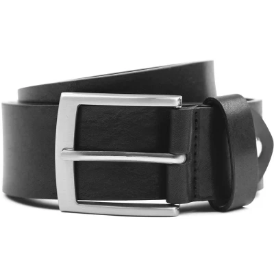 Afbeelding van Suitable Riem Leer Zwart 010 maat 95 Heren Herenkleding Herenriem