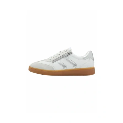 Afbeelding van Marco Tozzi Damessneakers 2 23739 44 Damessneakers, Wit/Zilver